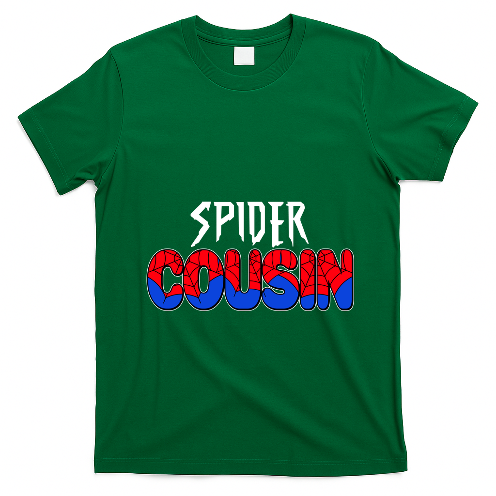 Funny Spider Cousin Matching Family Shirts T-Shirt - Irish Green