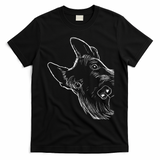 Funny Scottie Dog Scottish Terrier T-Shirt - Black