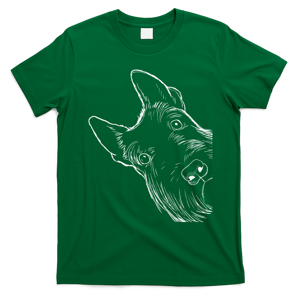 Funny Scottie Dog Scottish Terrier T-Shirt - Irish Green