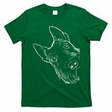 Funny Scottie Dog Scottish Terrier T-Shirt - Irish Green