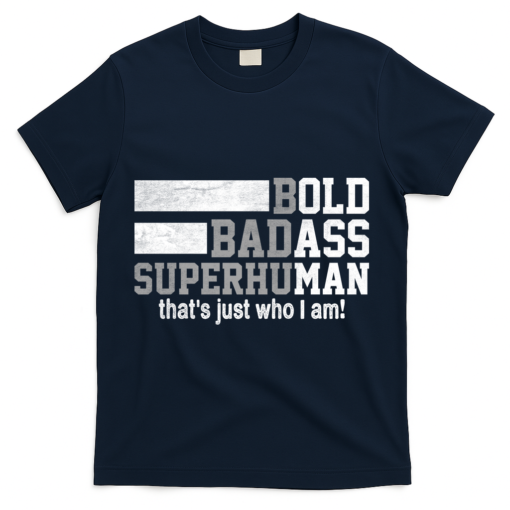 Funny Saying Gag Gift Birthday Husband Dad Fathers Day T-Shirt - Navy
