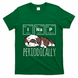 Funny Science I NAP Periodic Table Meme Meh Shih Tzu Dog T-Shirt - Irish Green