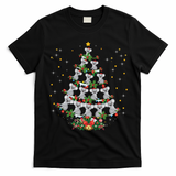 Funny Santa Koala Xmas Gift Koala Christmas Tree Long Sleeve T-Shirt - Black