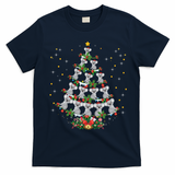 Funny Santa Koala Xmas Gift Koala Christmas Tree Long Sleeve T-Shirt - Navy Blue