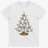 Funny Santa Koala Xmas Gift Koala Christmas Tree Long Sleeve T-Shirt - White
