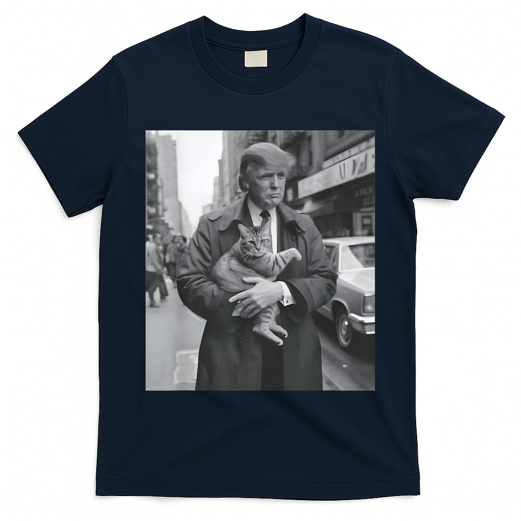 Funny Trump And Cat Funny Political T-Shirt
