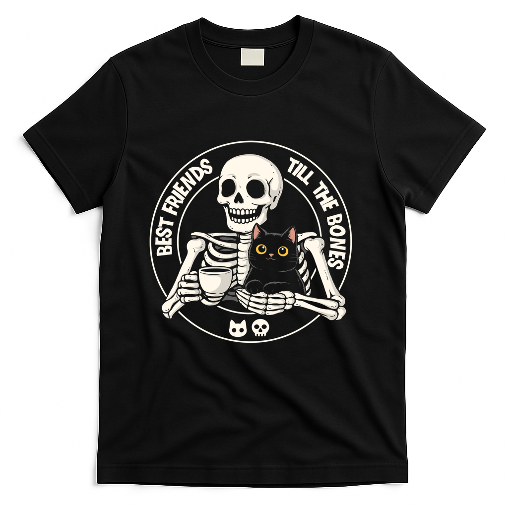 Friends Till Bones - Black