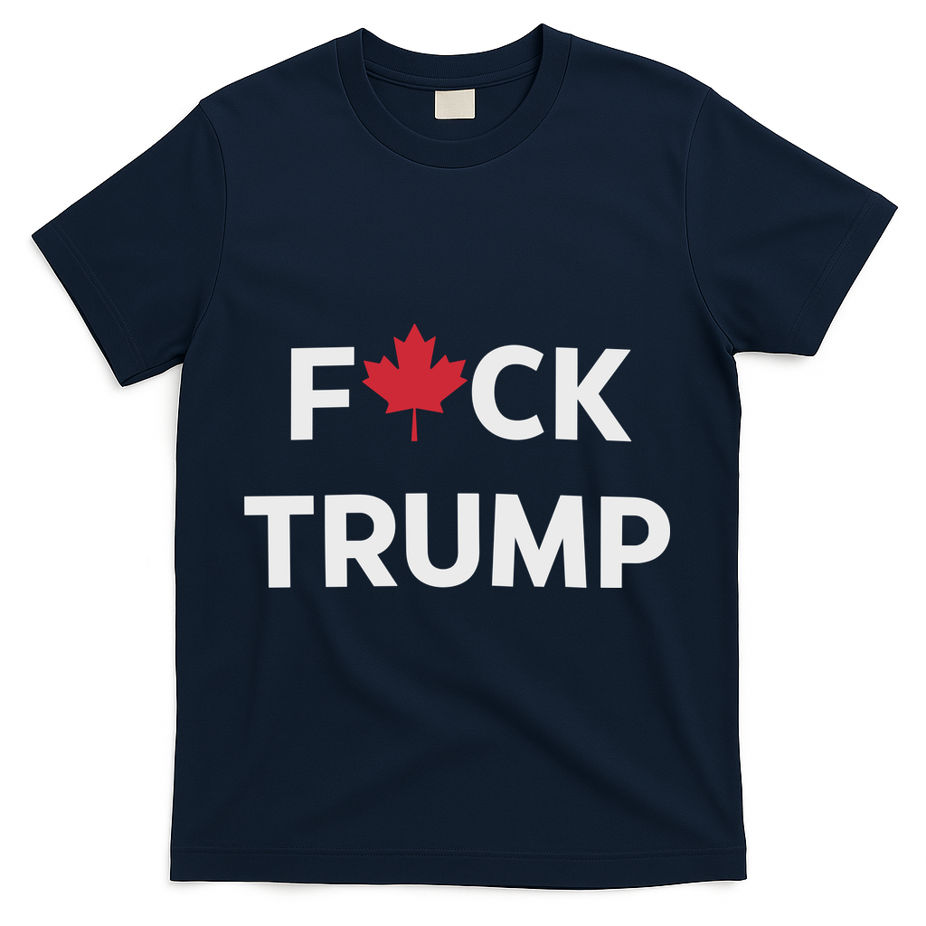 Fuck Trump Canada T-Shirt - Navy