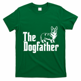 Funny The Dogfather Corgi Lover T-Shirt - Irish Green