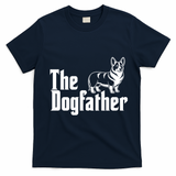 Funny The Dogfather Corgi Lover T-Shirt - Navy Blue