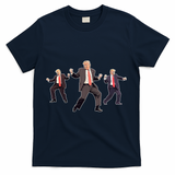 Funny Trump Dancing Dance Moves Rally Maga T-Shirt - Navy