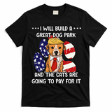 Funny Trump Dog T Build A Great Dog Park Political T-Shirt - Black