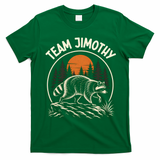 Funny Team Jimothy Raccoon Wilderness T-Shirt - Irish Green