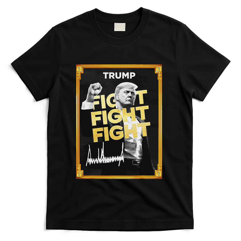 Funny Trump Meme Coin Crypto President Meme T-Shirt - Black