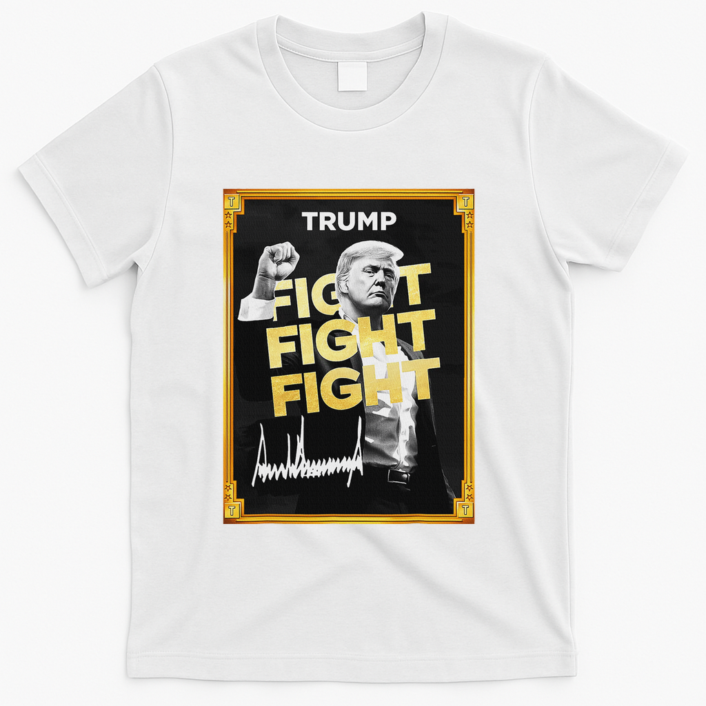 Funny Trump Meme Coin Crypto President Meme T-Shirt - White