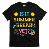 Funny Teacher Summer Break Spring Break Last Day Of School Gift T-Shirt - Black
