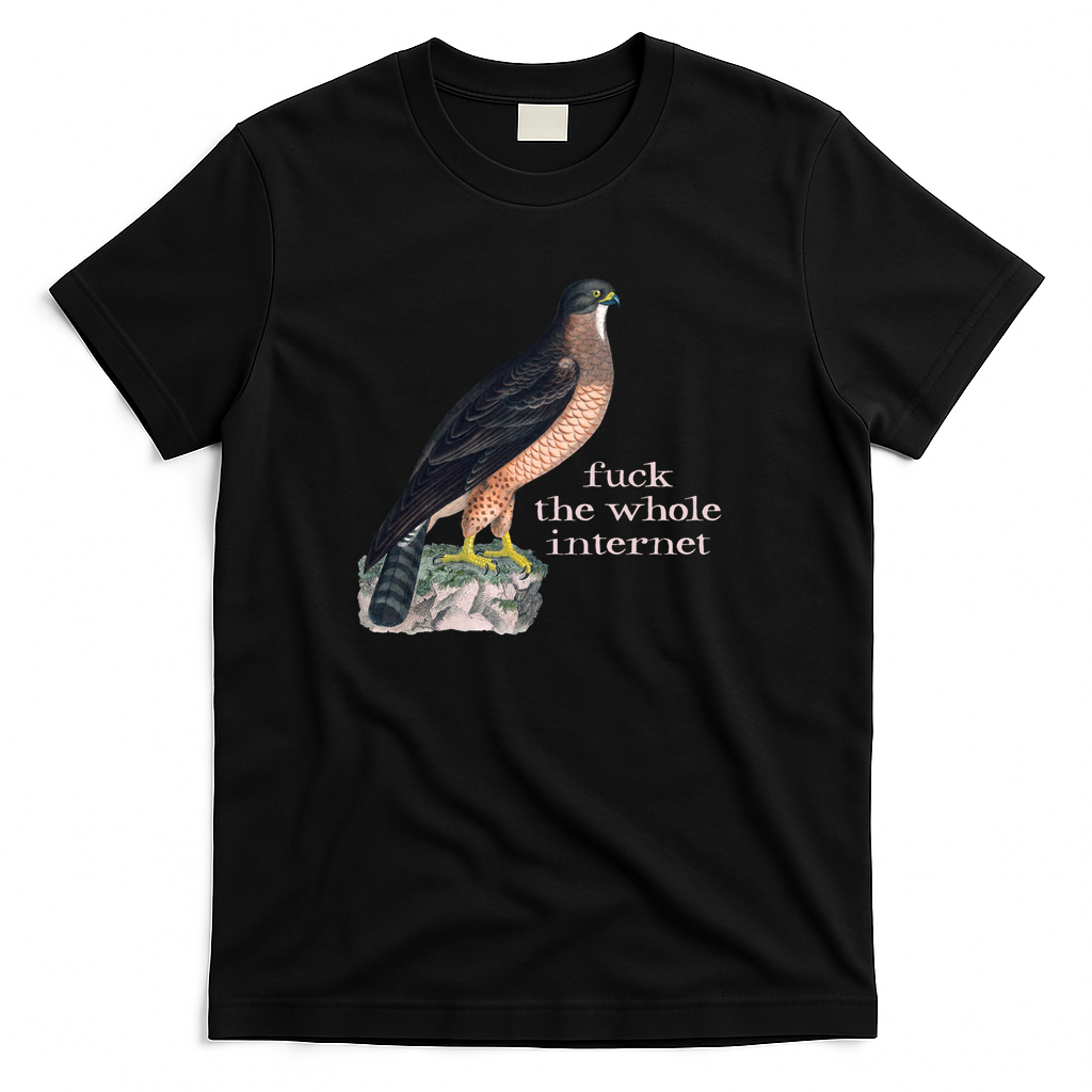 fuck the whole internet (light text) - Black