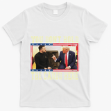 Funny Trump You Dont Hold The Cards Here Zelensky T-Shirt - White