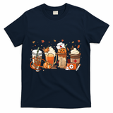 Fall Vibes And That Cna Nurse Life Nurse Fall Thanksgiving Meaningful Gift T-Shirt - Navy