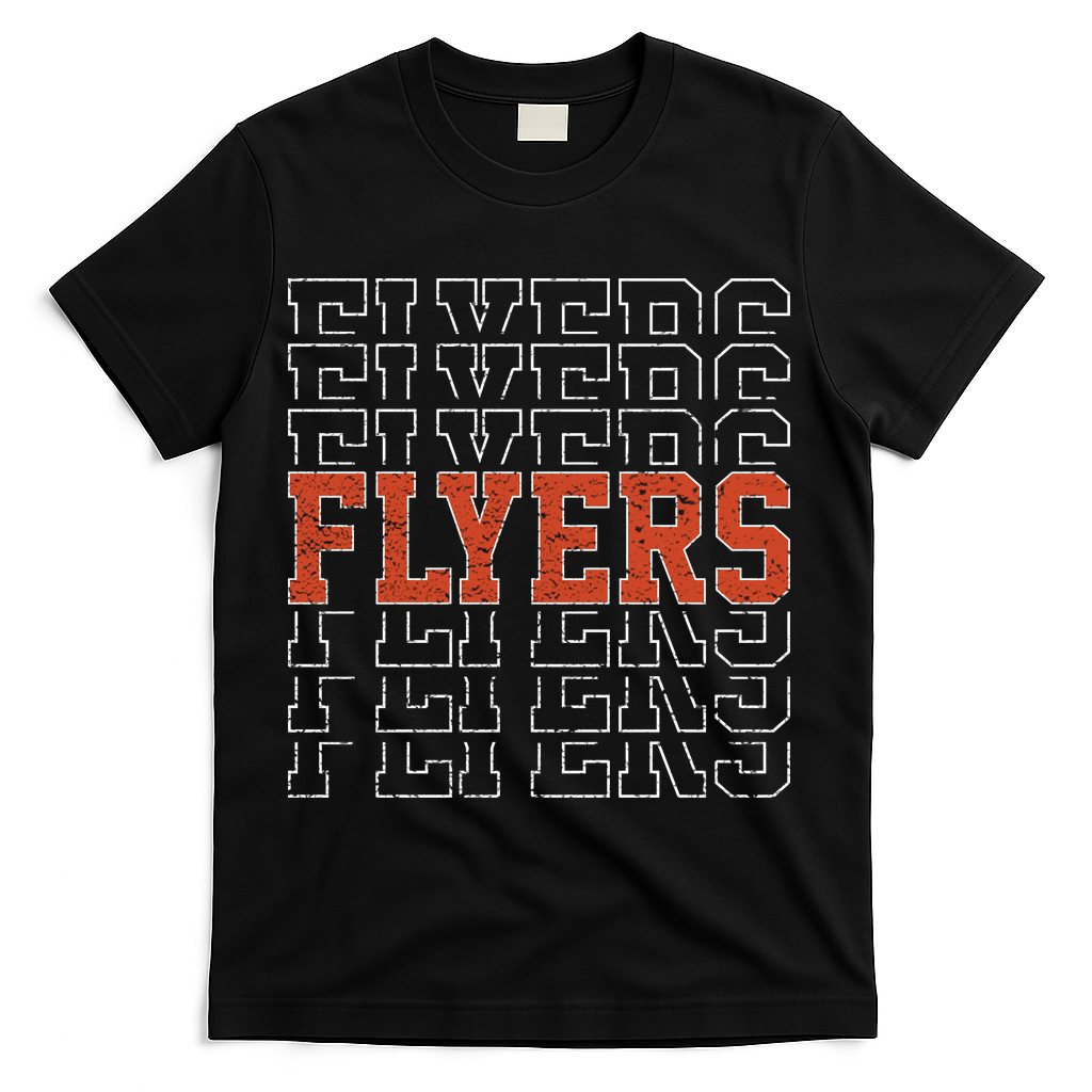 Flyers Vintage T-Shirt - Black