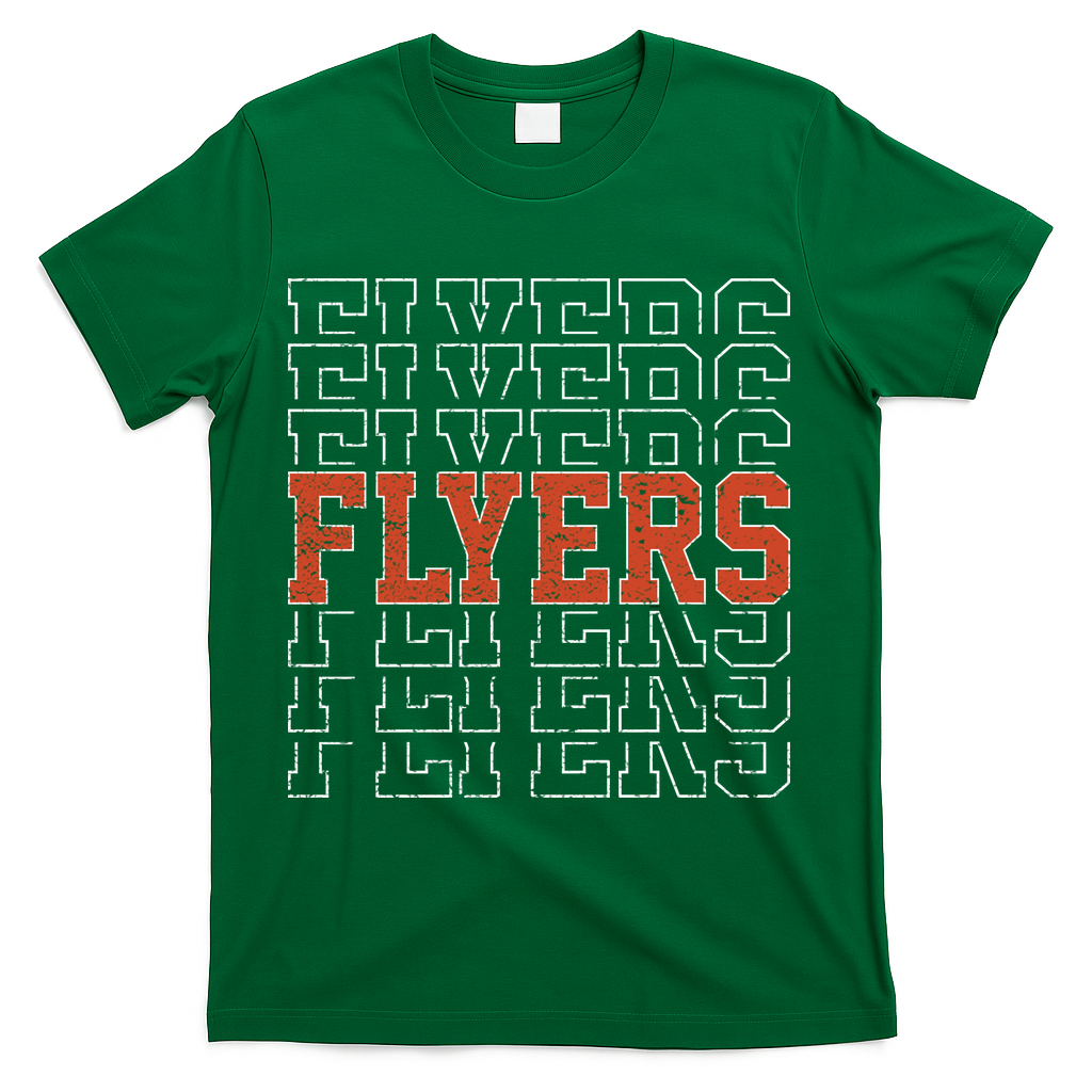 Flyers Vintage T-Shirt - Green