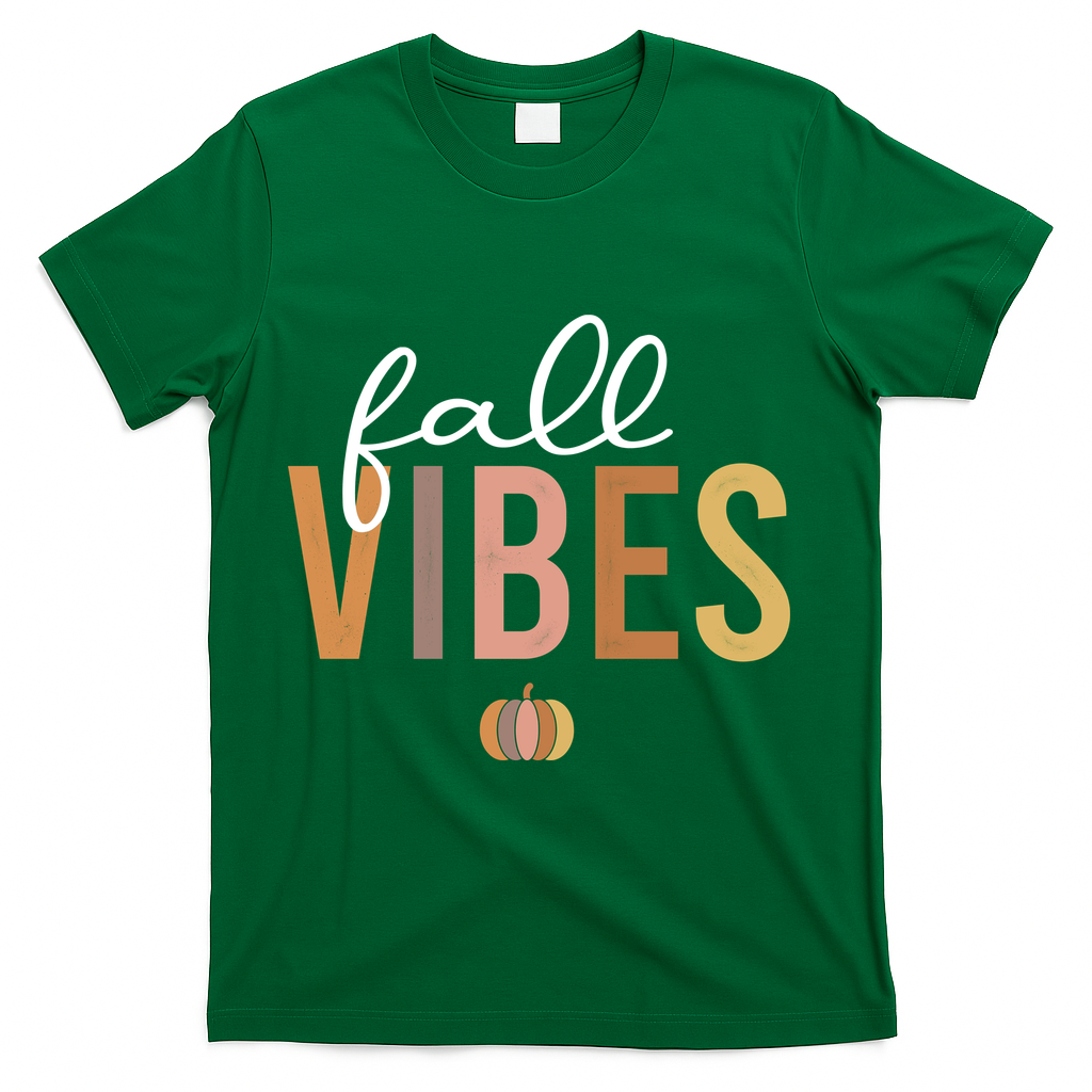 Fall Vibes T-Shirt - Green