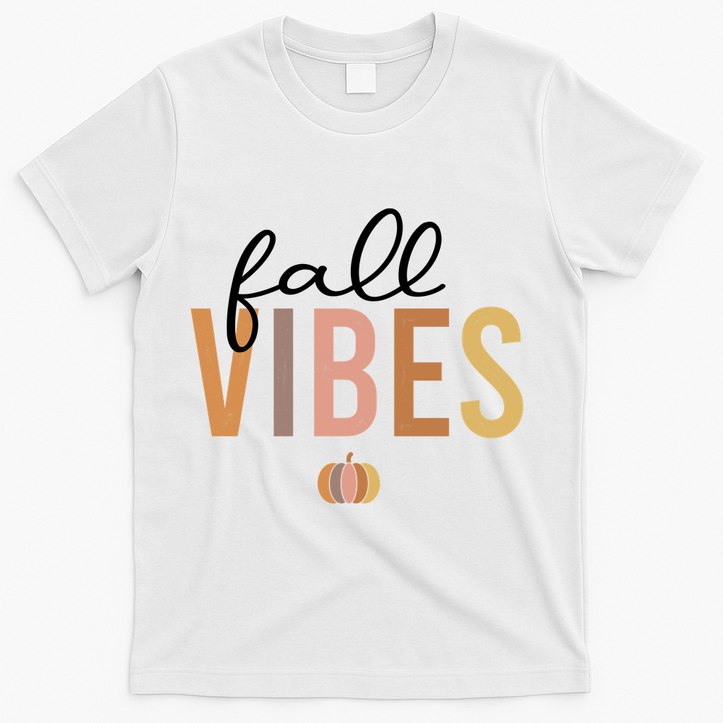 Fall Vibes T-Shirt - White