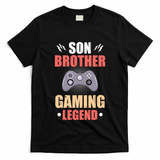 Funny Video Gamer Son Brother Gaming Legend T-Shirt
