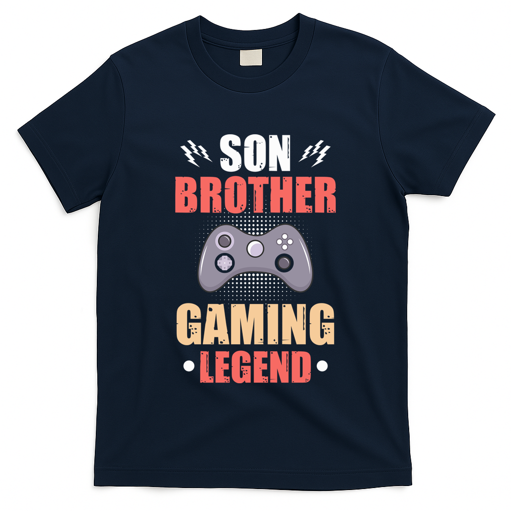 Funny Video Gamer Son Brother Gaming Legend T-Shirt