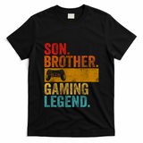 Funny Video Gamer Son Brother Gaming Legend Gift T-Shirt