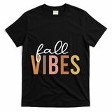 Fall Vibes Love Autumn Season T-Shirt - Black