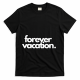 Forever Vacation Summer Break T-Shirt - Black