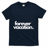 Forever Vacation Summer Break T-Shirt - Navy