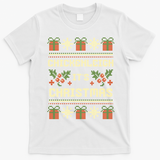 Funny Xmas Chickenleigh Its Sweater Ugly Christmas Gift T-Shirt - White