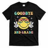 Goodbye 2nd Grade Hello Summer Last Day Of School Student  T-Shirt - Black