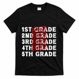 Goodbye 4th Grade Graduation Last Day School Hello 5th Grade T-Shirt - Black