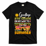 Goodbye 8th Grade Graduation To Highschool Hello Summer Gift T-Shirt - Black