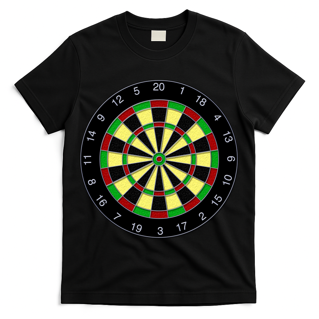 Flat Dart Board Gaming T-Shirt