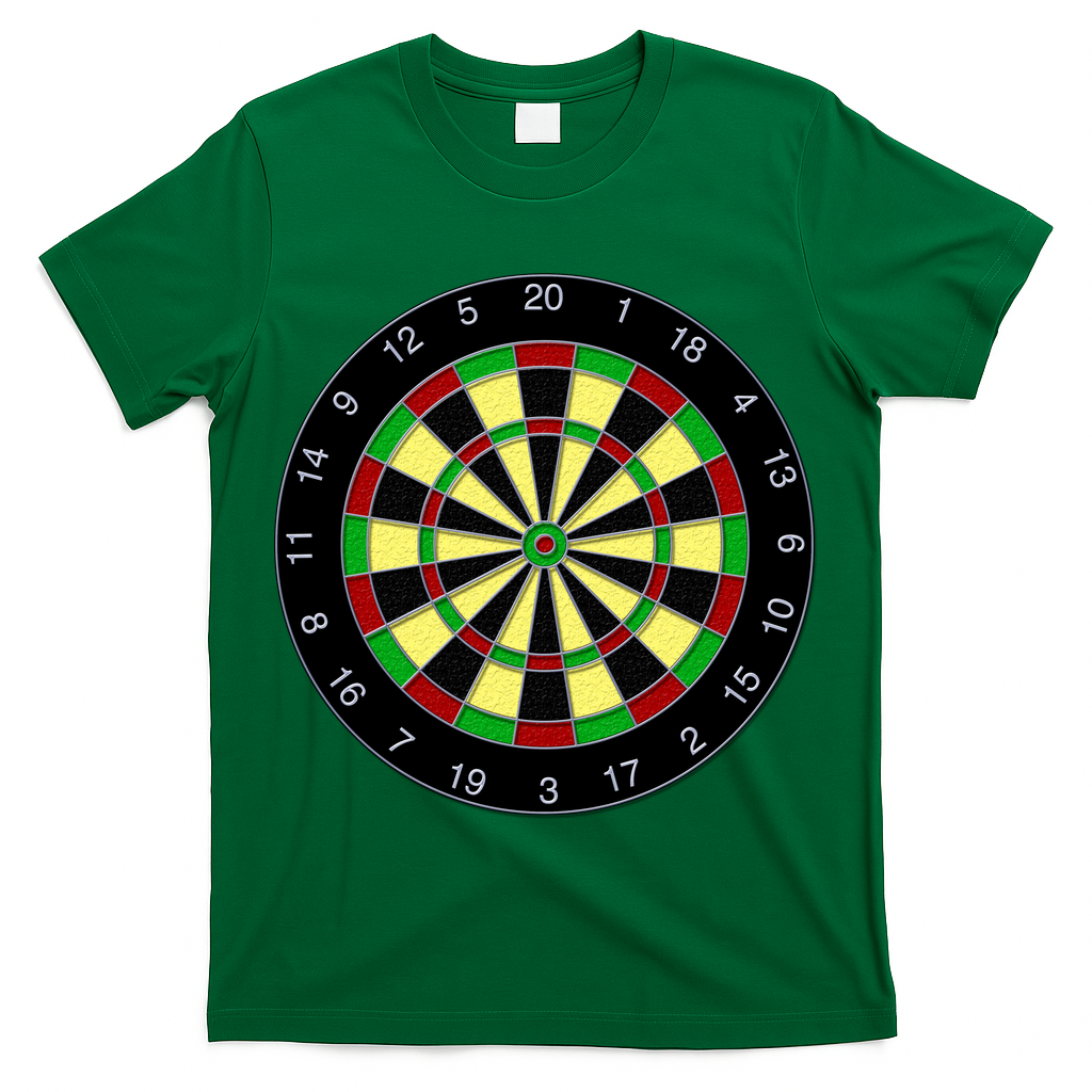 Flat Dart Board Gaming T-Shirt