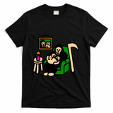Grim and Cat at Home - Black