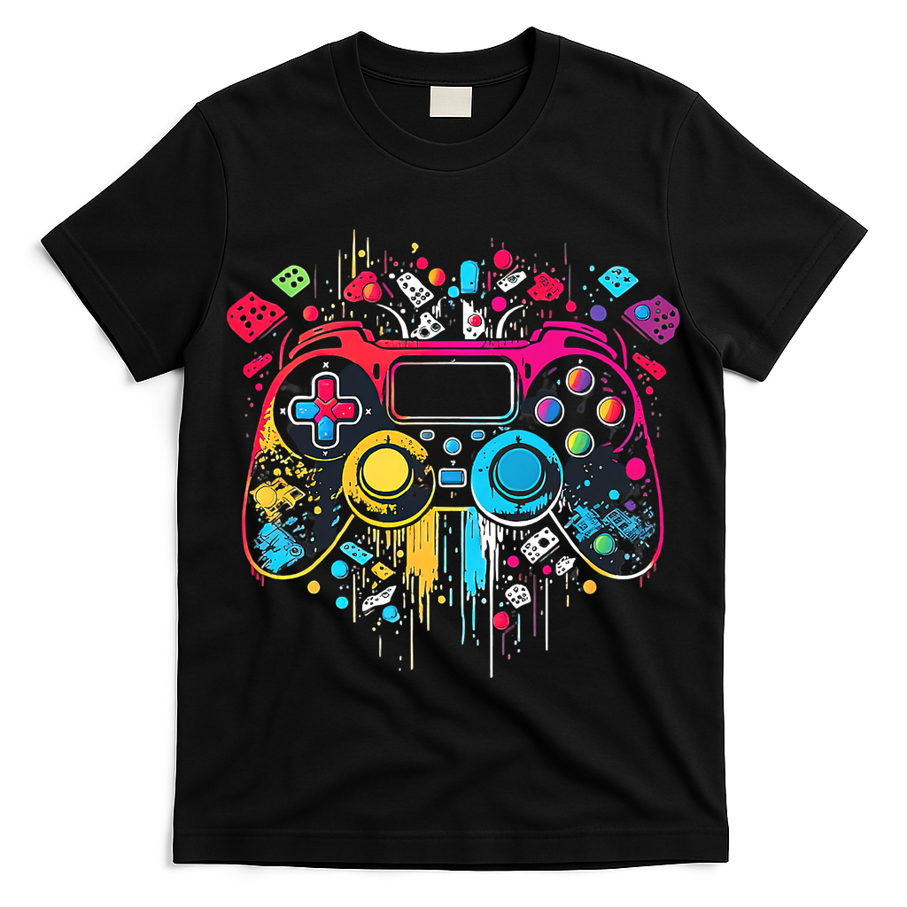 Gamer Aesthetic Graphic Gaming Video Games Boys Teens  T-Shirt