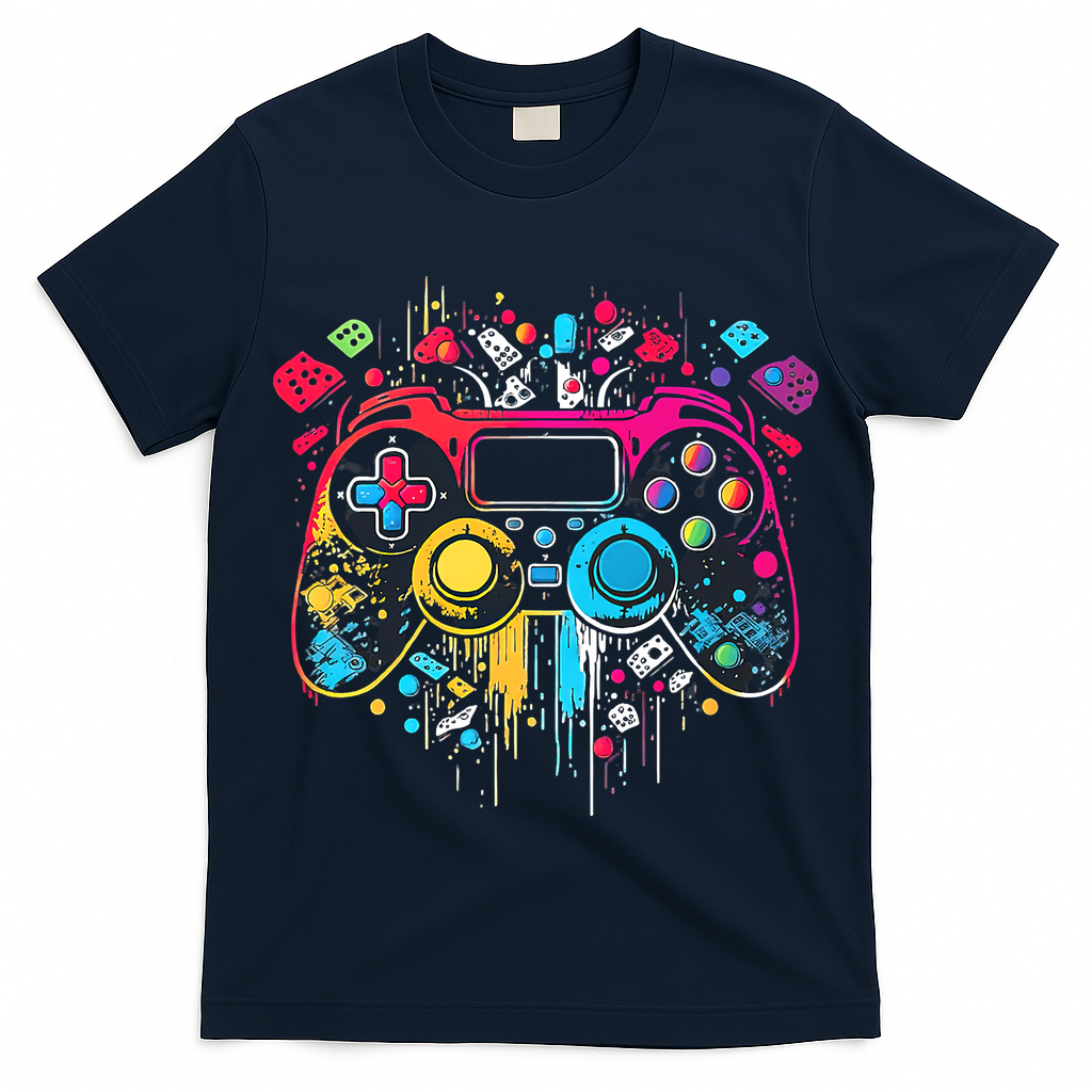 Gamer Aesthetic Graphic Gaming Video Games Boys Teens  T-Shirt