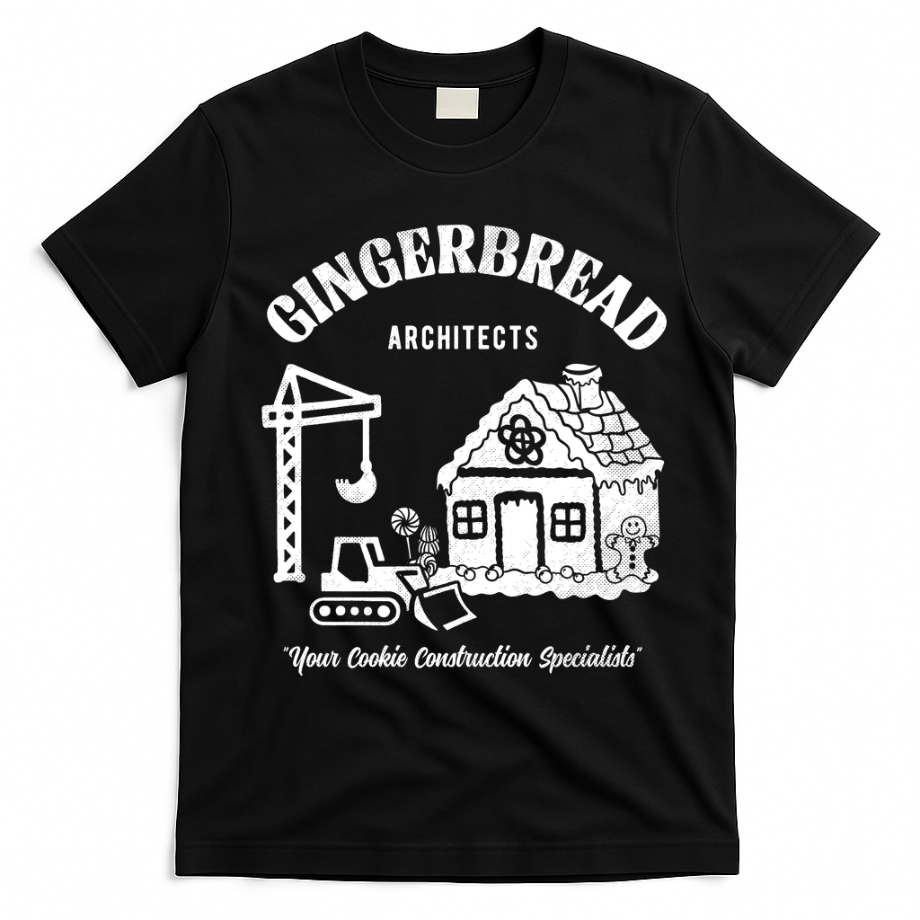 Gingerbread Architects T-Shirt - Black