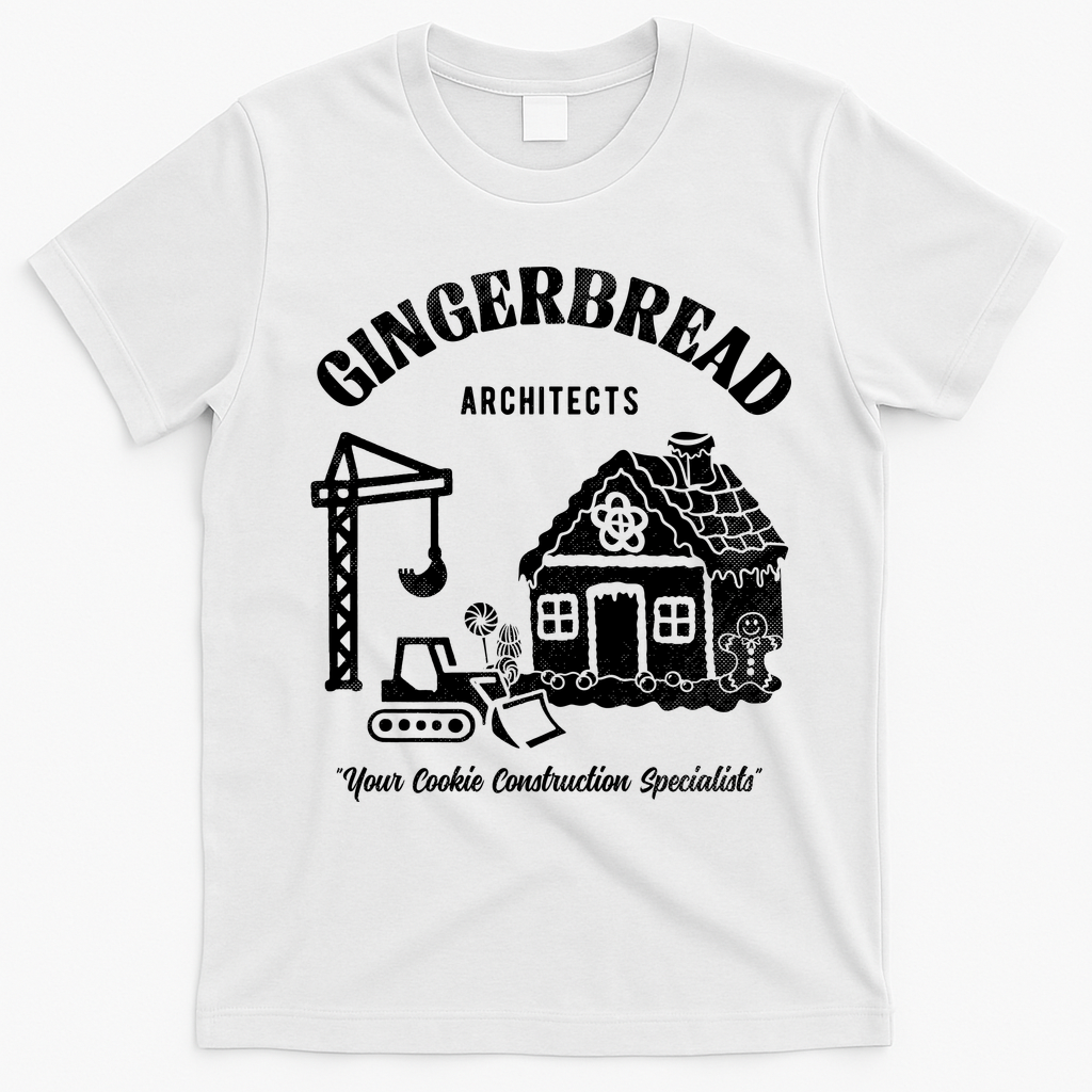 Gingerbread Architects T-Shirt - White