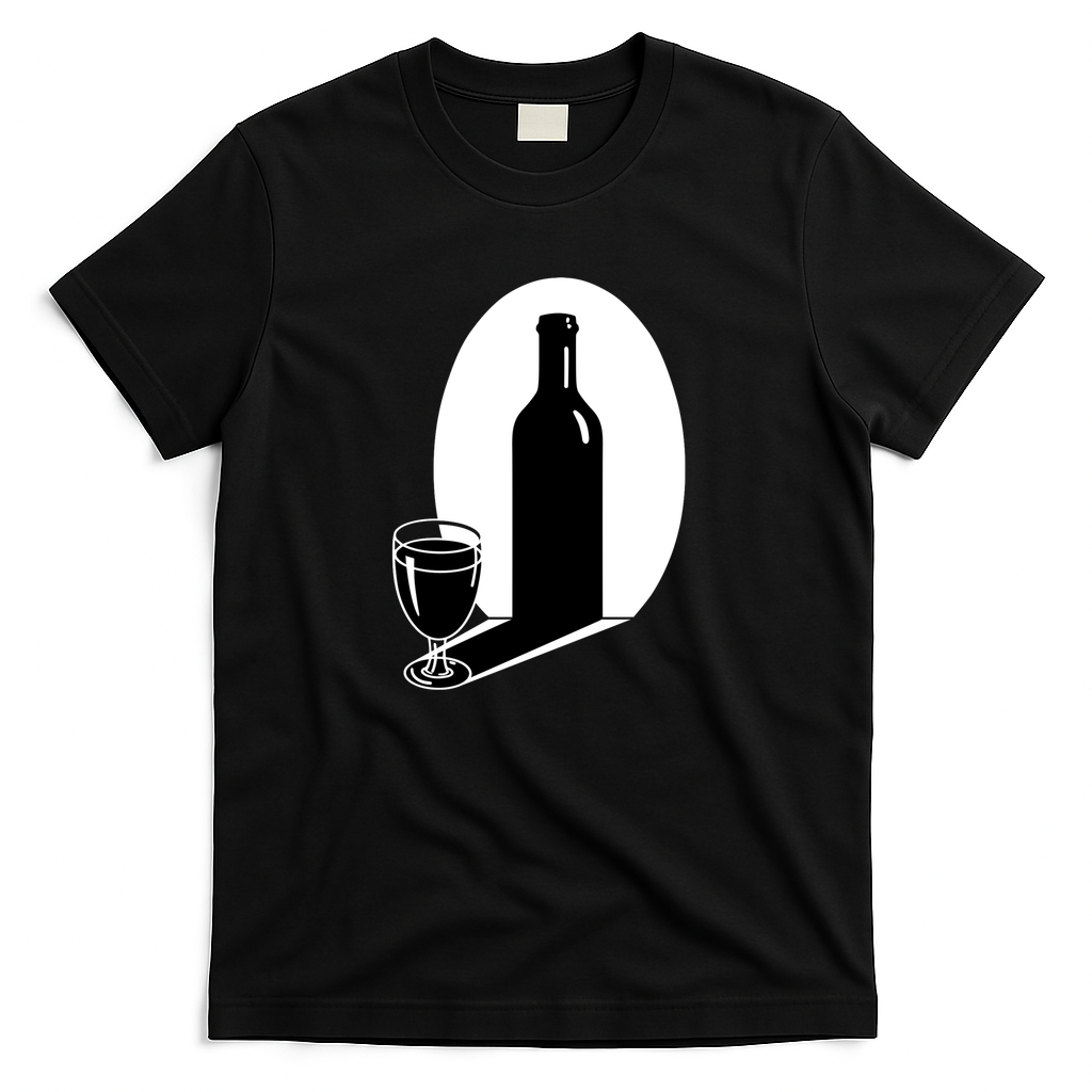 glass and shadow - Black