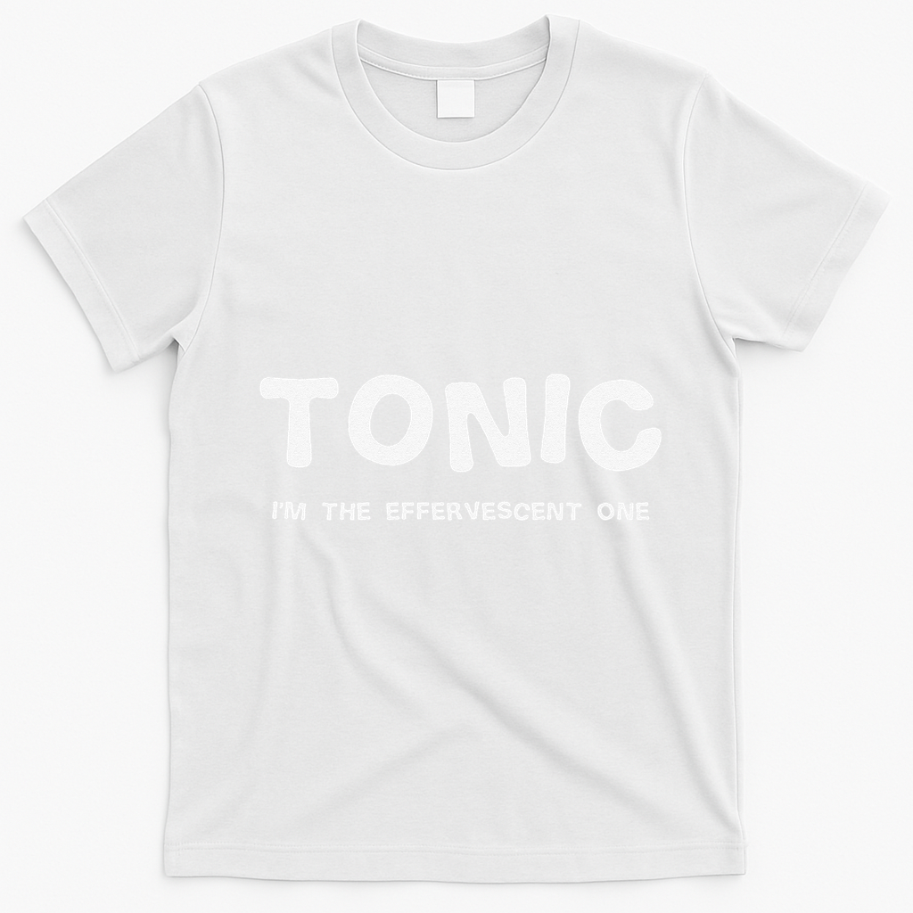 Gin And Tonic Couples Matching Halloween Costume T-Shirt - White