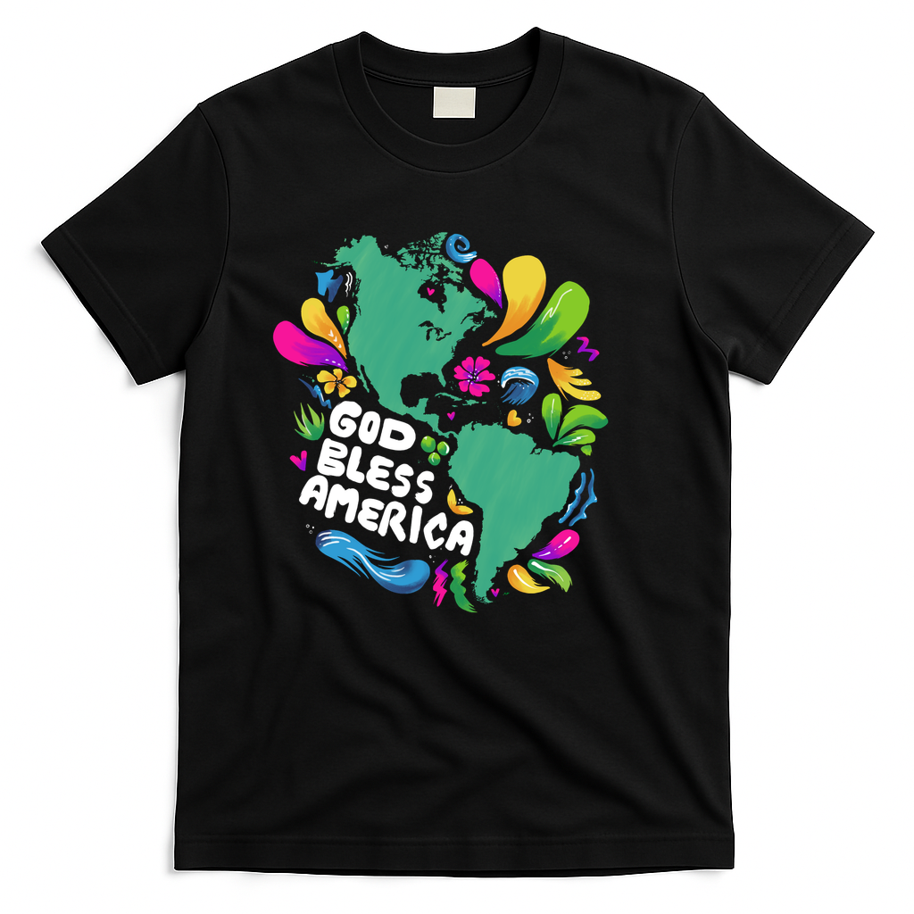 God Bless All America - Black
