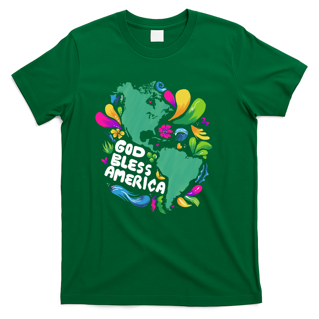 God Bless All America - Green