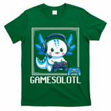 Gamesolotl Blue Axolotl Gaming Video Game T-Shirt