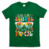 Groovy Bye Bye School Hello Pool Last Day Of School Summer T-Shirt - Green